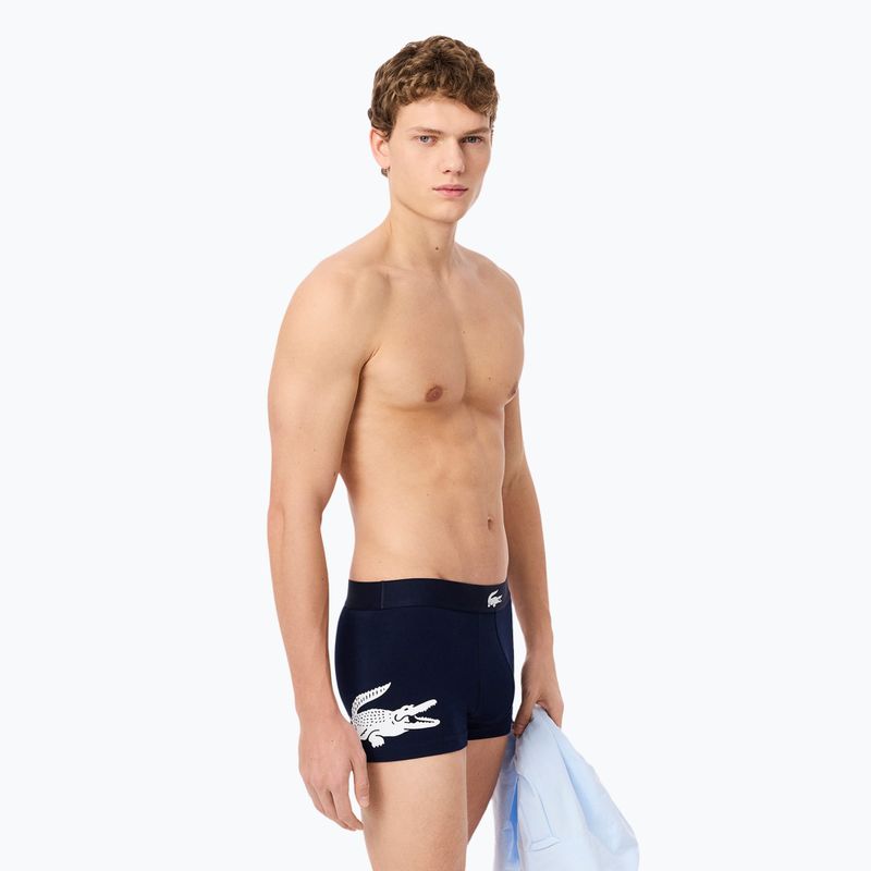 Lacoste férfi boxeralsó 5H1291 3-as csomag kakukkfű/tengerészkék/fehér 4