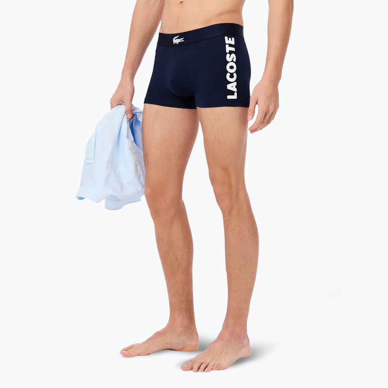 Lacoste férfi boxeralsó 5H1291 3-as csomag kakukkfű/tengerészkék/fehér 5