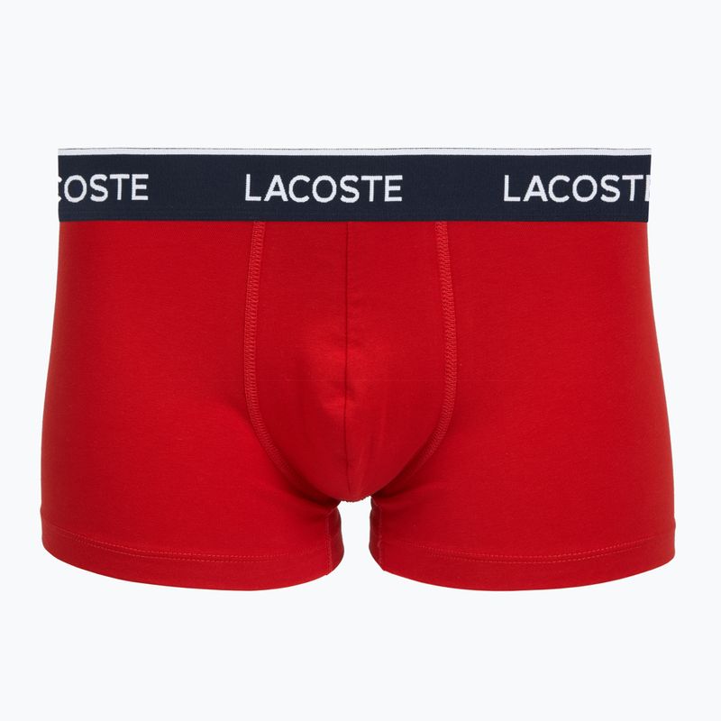 Férfi boxeralsók Lacoste 5H1300 3 pár navy blue/red/methylene 2