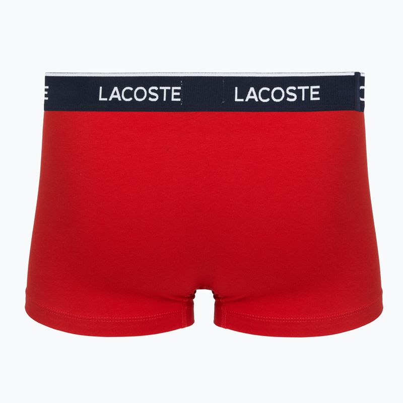 Férfi boxeralsók Lacoste 5H1300 3 pár navy blue/red/methylene 5