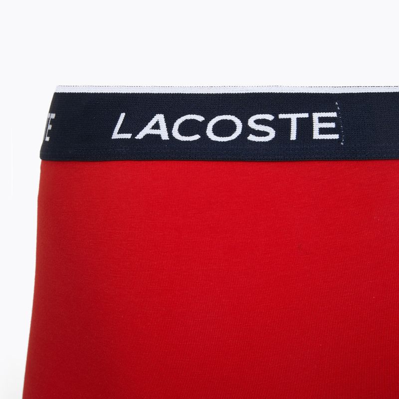 Férfi boxeralsók Lacoste 5H1300 3 pár navy blue/red/methylene 6
