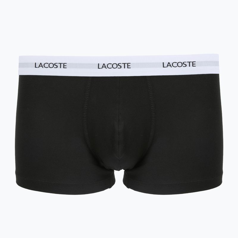 Férfi boxeralsók Lacoste 5H5150 3 pár black/green/navy blue 3