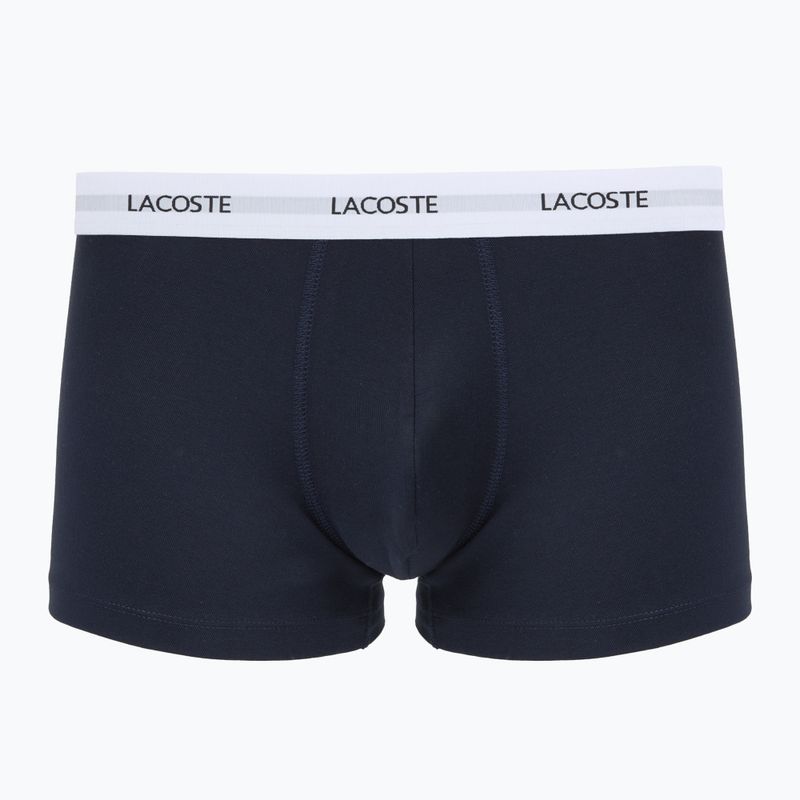 Férfi boxeralsók Lacoste 5H5150 3 pár black/green/navy blue 4