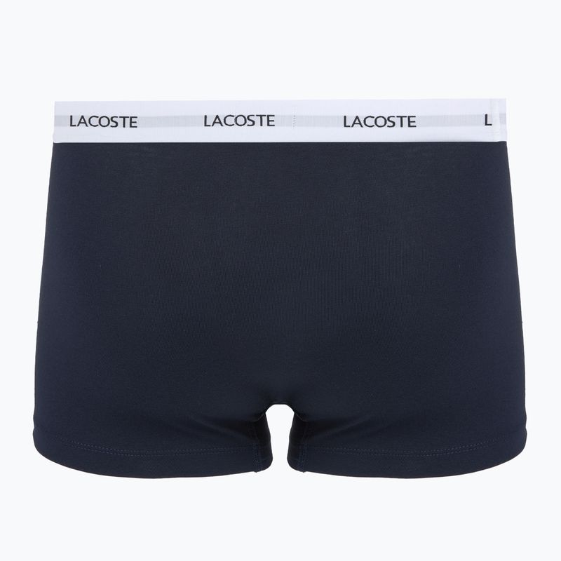 Férfi boxeralsók Lacoste 5H5150 3 pár black/green/navy blue 5