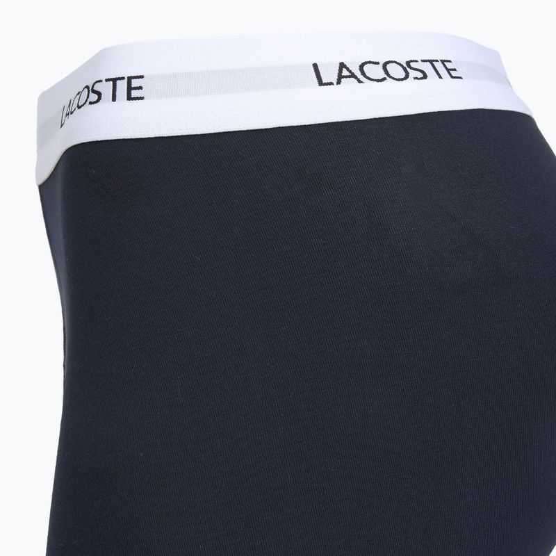 Férfi boxeralsók Lacoste 5H5150 3 pár black/green/navy blue 6