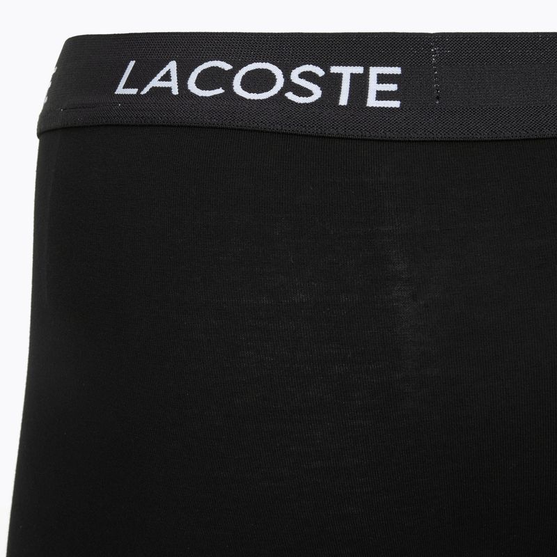 Férfi boxeralsók Lacoste 5H1292 5 pár black 4
