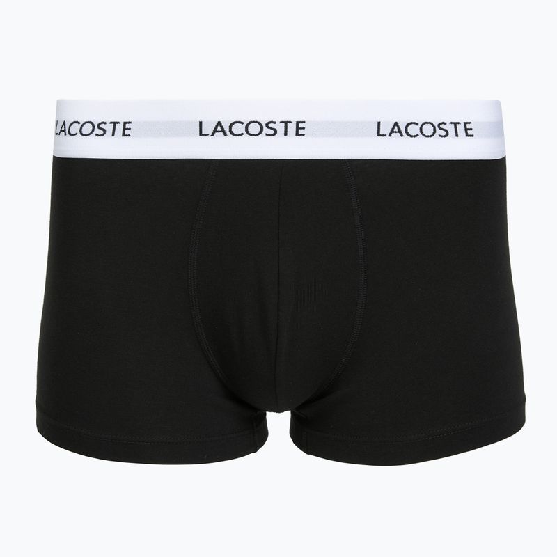 Férfi boxeralsók Lacoste 5H5150 3 pár black 2