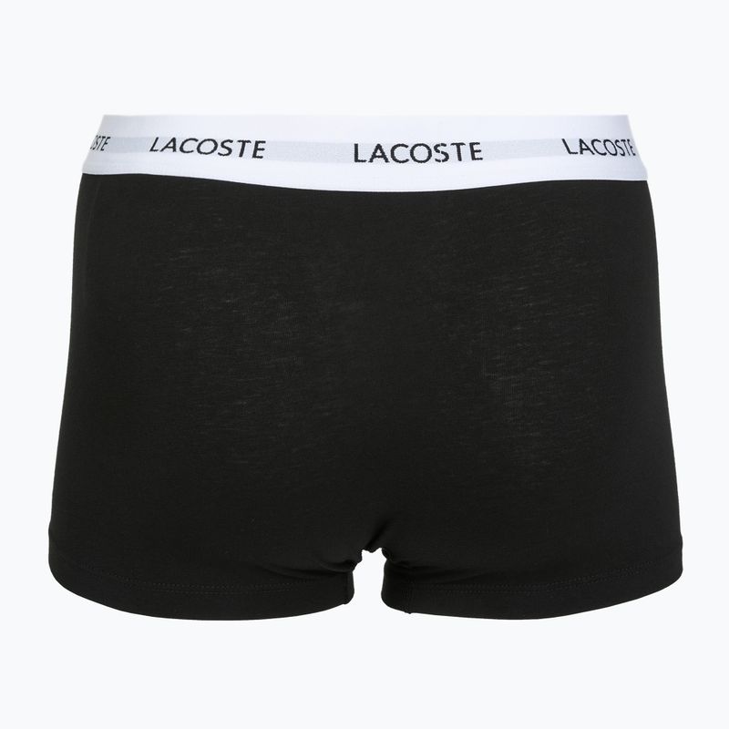 Férfi boxeralsók Lacoste 5H5150 3 pár black 3