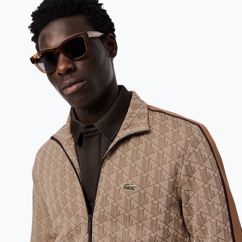 Lacoste férfi SH1368 croissant/cookie-port pulóver 0 3