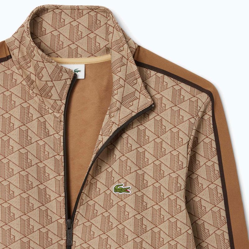 Lacoste férfi SH1368 croissant/cookie-port pulóver 0 5