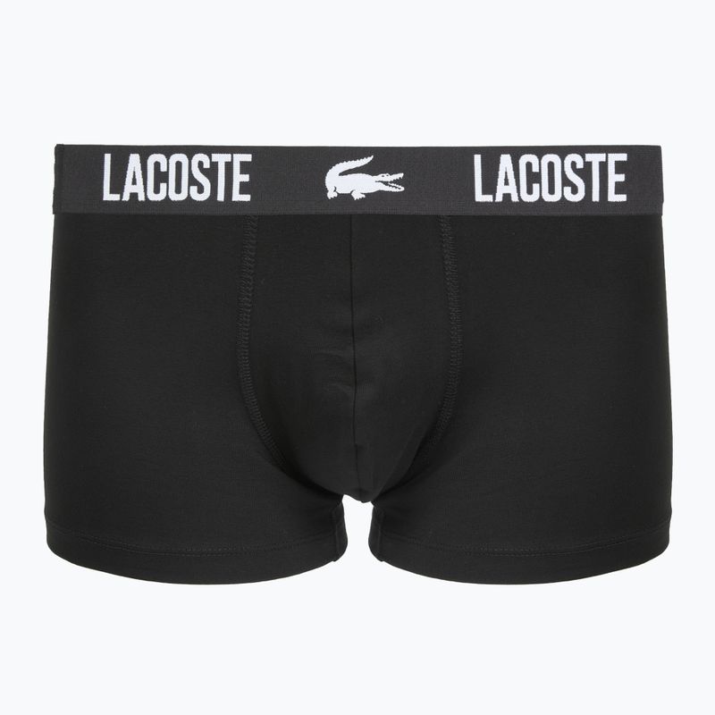 Férfi boxeralsók Lacoste 5H2393 3 pár black 2
