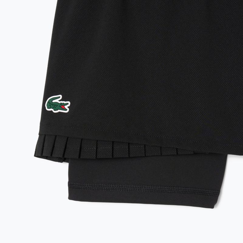 Lacoste női tenisz rövidnadrág GF8598 fekete/fekete 2