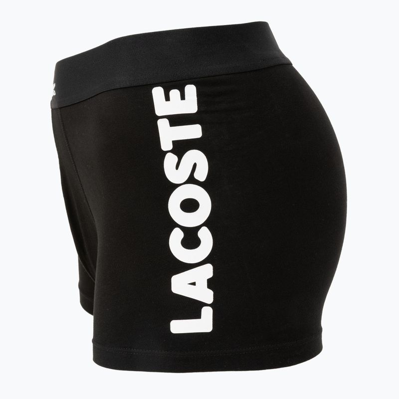 Férfi boxeralsó Lacoste 5H1291 3 pár black/white/black/black 8
