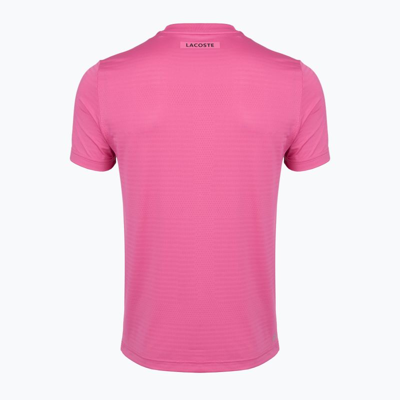 Férfi teniszpóló Lacoste TH0004 fuchsia pink 2