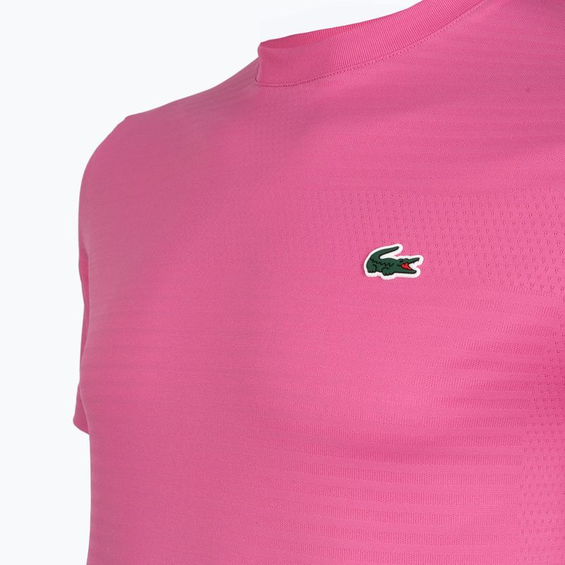 Férfi teniszpóló Lacoste TH0004 fuchsia pink 3