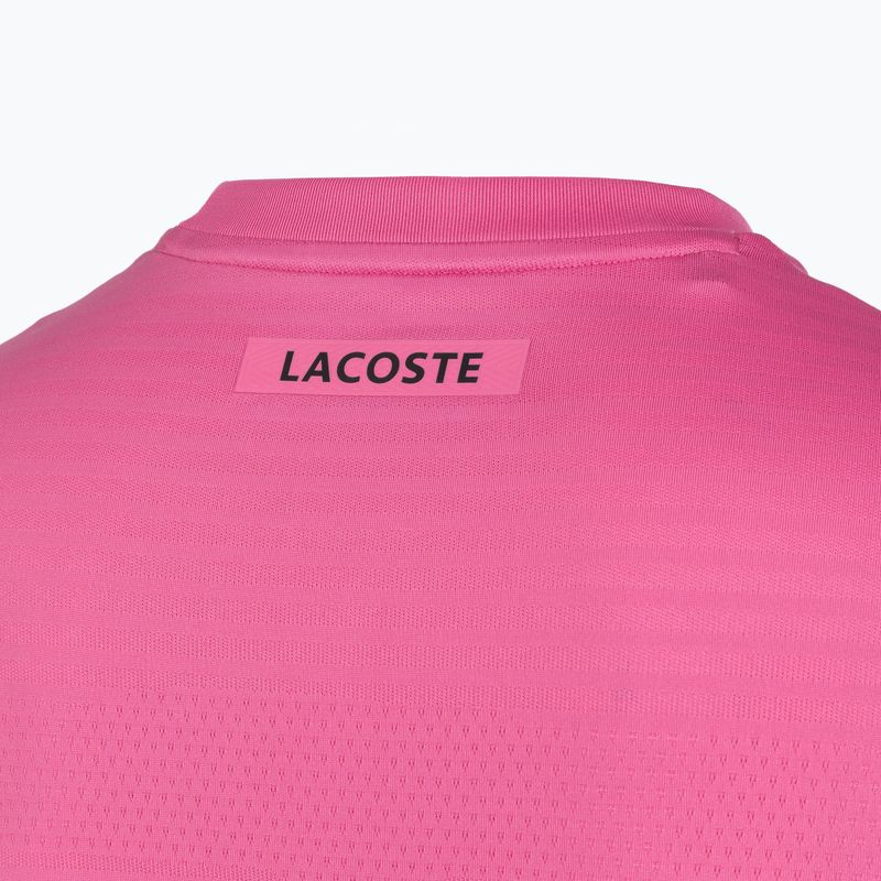Férfi teniszpóló Lacoste TH0004 fuchsia pink 4