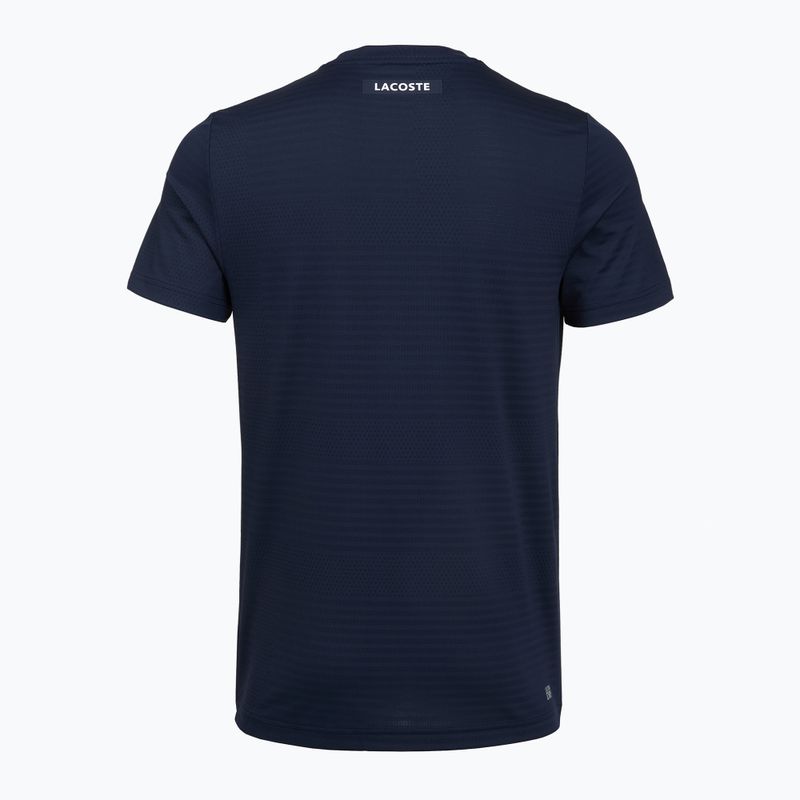 Férfi teniszpóló Lacoste TH0004 navy blue 2