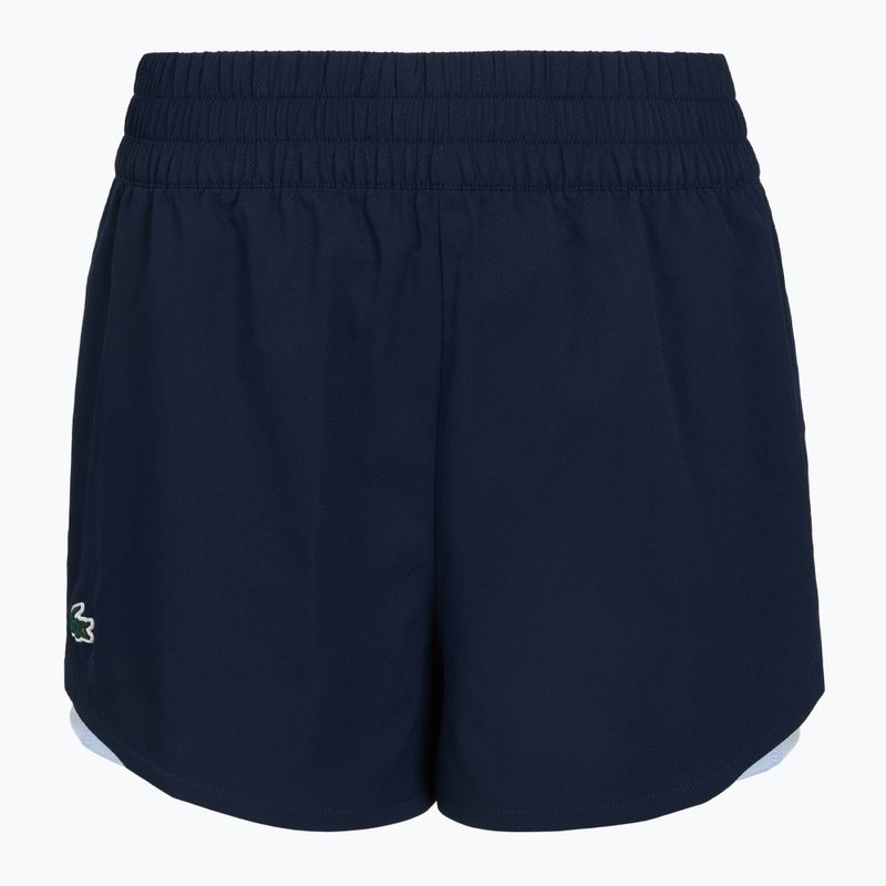 Női tenisz rövidnadrág Lacoste GF9972 navy blue/phoenix blue