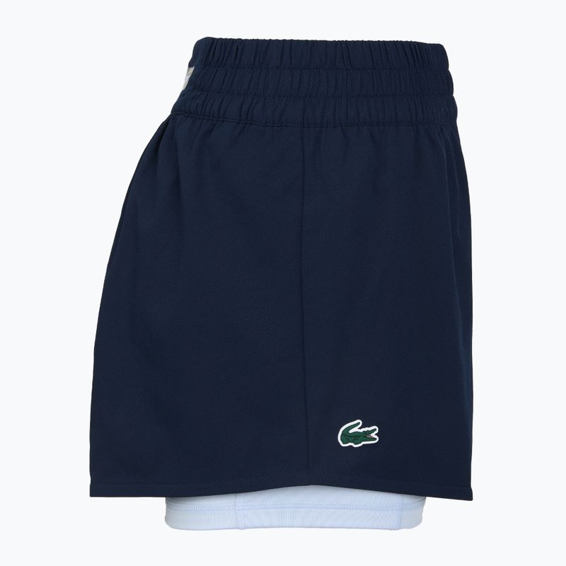Női tenisz rövidnadrág Lacoste GF9972 navy blue/phoenix blue 3