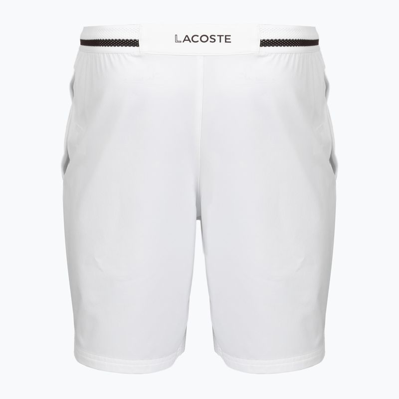 Férfi tenisz rövidnadrág Lacoste X Novak Djokovic GH7413 white/buffalo 2