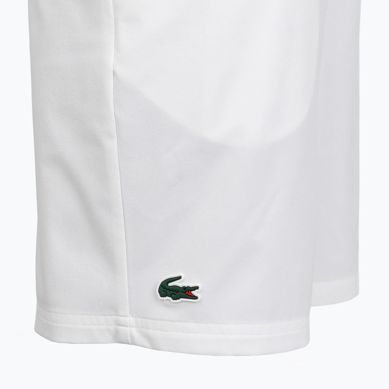 Férfi tenisz rövidnadrág Lacoste X Novak Djokovic GH7413 white/buffalo 3
