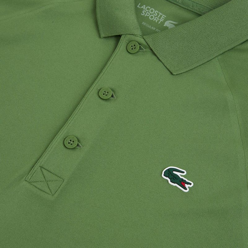 Férfi teniszpóló Lacoste Polo DH3201 lambʼs lettuce 3