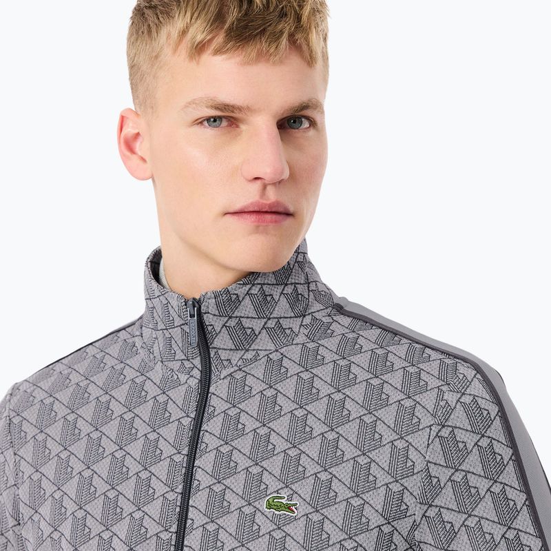 Férfi pulóver Lacoste SH1368 calluna/graphite 4