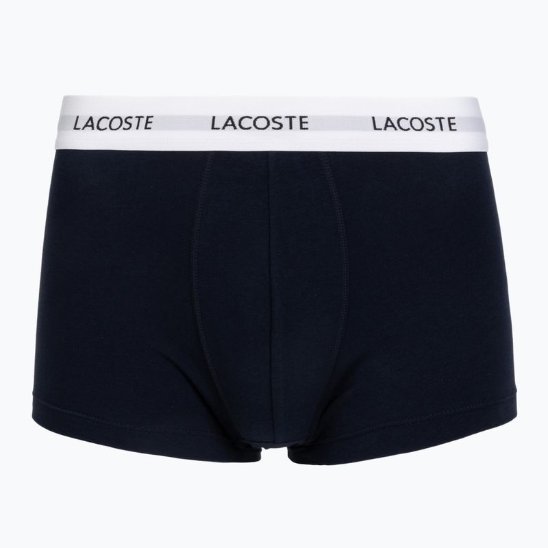 Férfi boxeralsó Lacoste 5H5150 3 pár turquoise blue/navy blue/navy blue 4