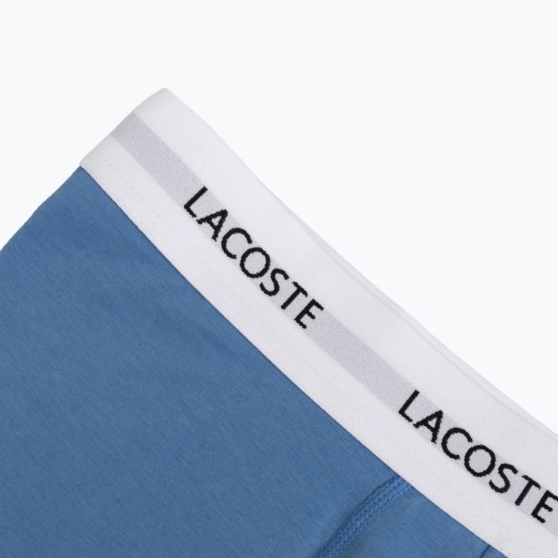Férfi boxeralsó Lacoste 5H5150 3 pár turquoise blue/navy blue/navy blue 6