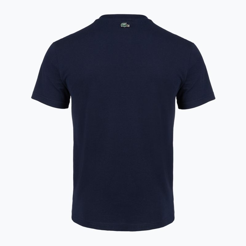 Férfi póló Lacoste TH2630 navy blue 2