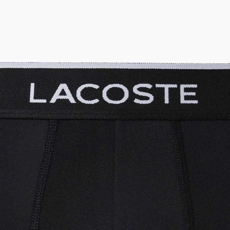 Férfi boxer nadrág Lacoste 5H3202 Microfibra Negro 3 pack black 2