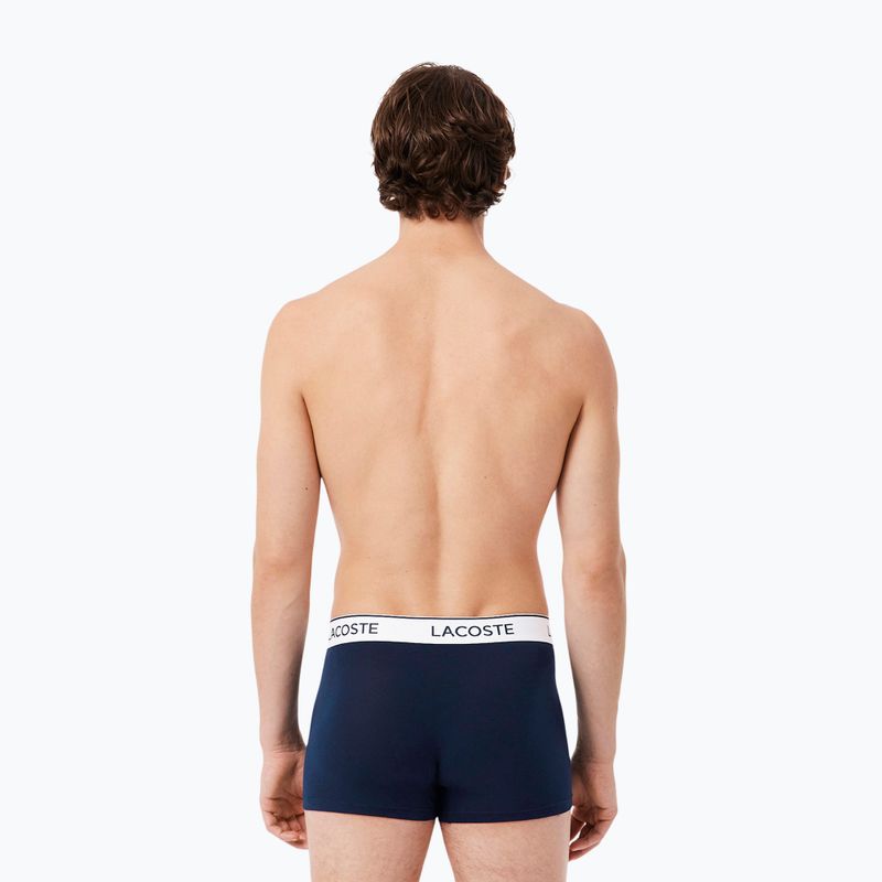 Férfi boxer nadrág Lacoste 5H9002 3 pack navy blue 4
