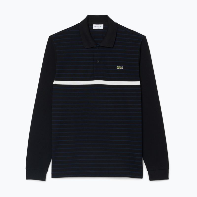 Férfi hosszú ujjú póló Lacoste Polo PH9776 black/navy blue 5