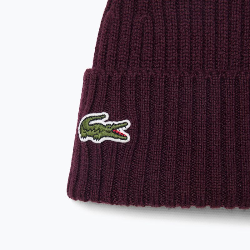 Férfi téli sapka Lacoste RB0001 oxalis 2