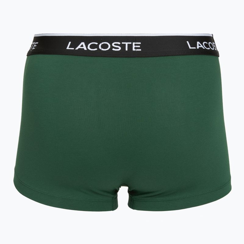 Férfi boxer nadrág Lacoste 5H1300 3 pack black/green 4