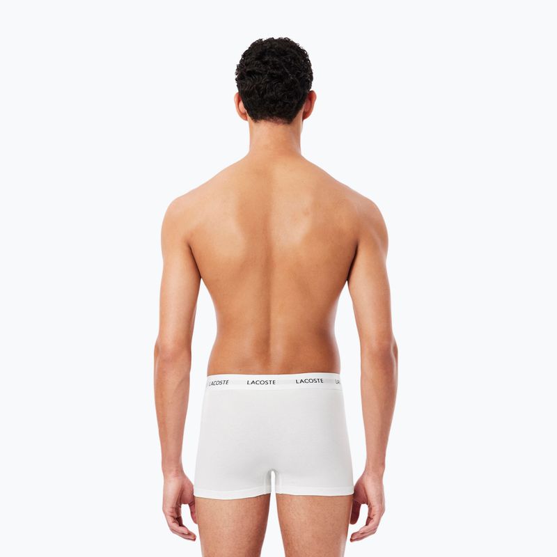 Férfi boxer nadrág Lacoste 5H5150 3 pack white 4
