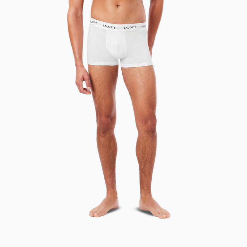Férfi boxer nadrág Lacoste 5H5150 3 pack white 5