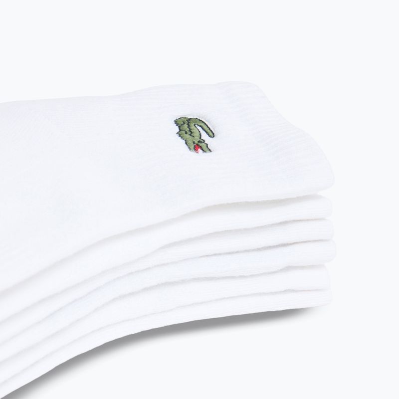 Zokni Lacoste RA9182 Ankle 3-pak white 3