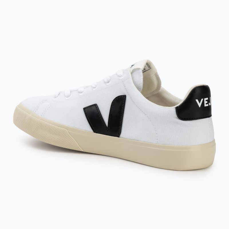 Férfi cipők VEJA Campo Canvas white/black 3
