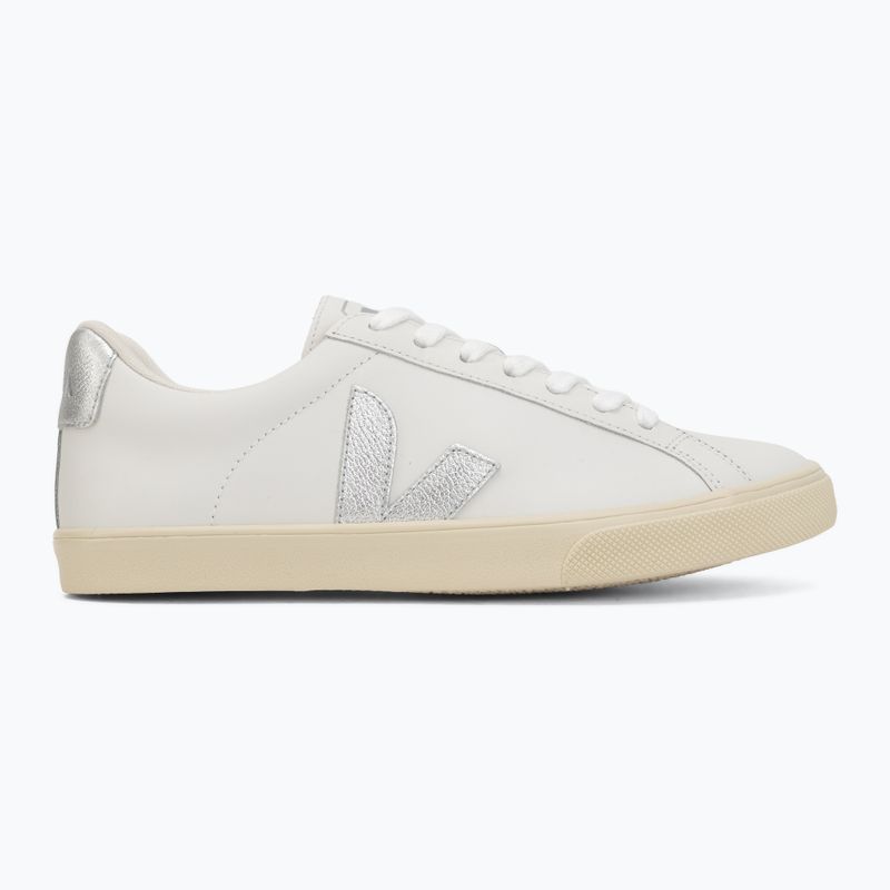Női cipők VEJA Esplar Logo Leather extra white/silver 2