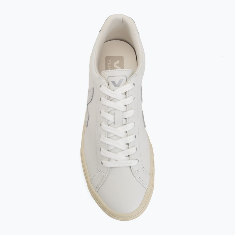 Női cipők VEJA Esplar Logo Leather extra white/silver 5