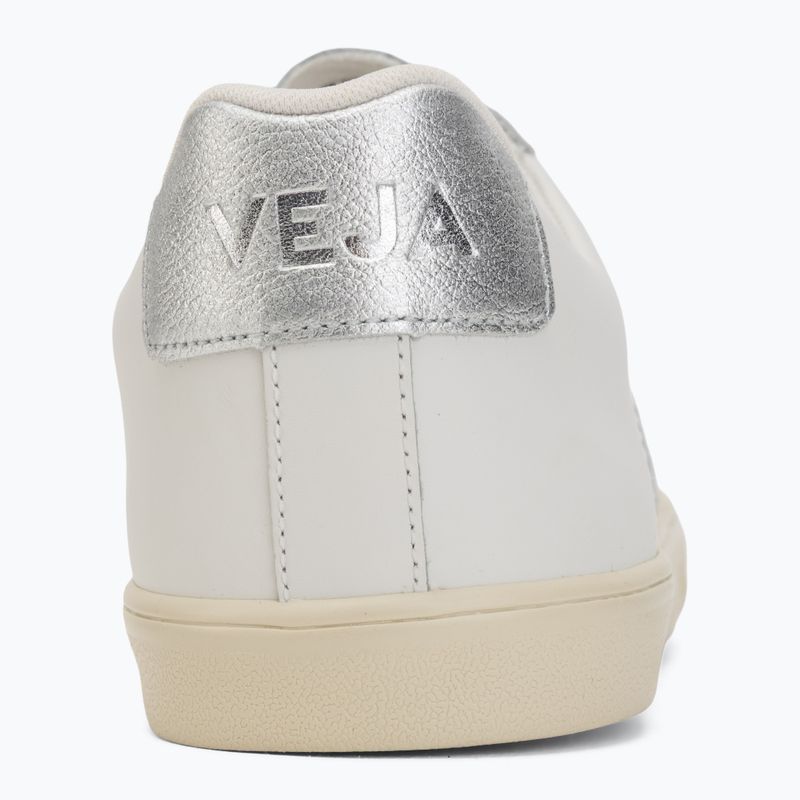 Női cipők VEJA Esplar Logo Leather extra white/silver 6