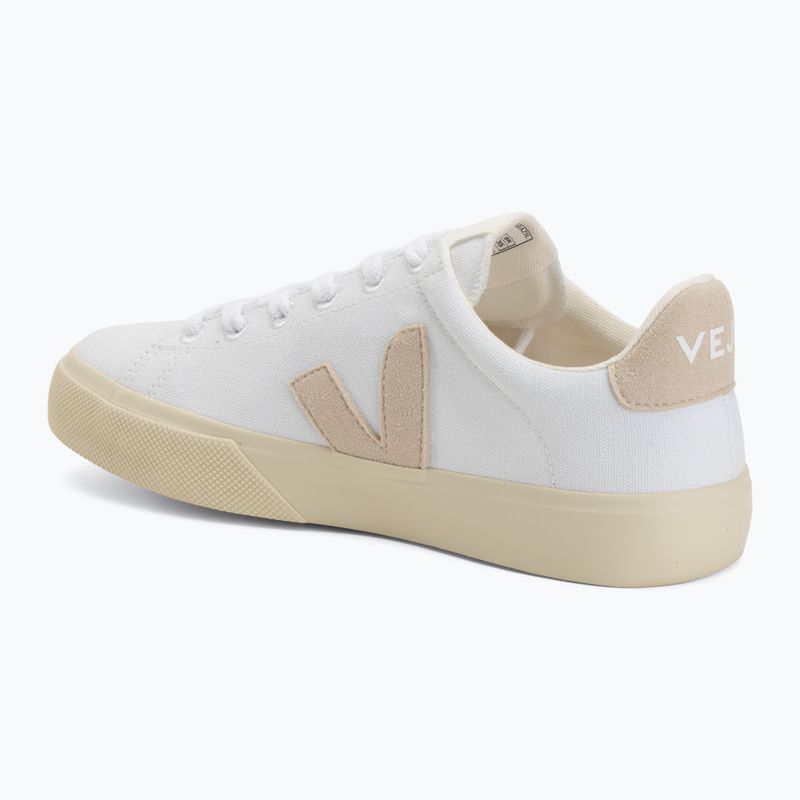 Női cipők VEJA Campo Canvas white/sable 3