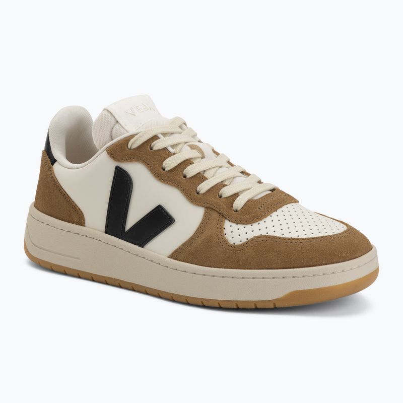 Férfi cipők VEJA V-10 Prime Leather pure/black/tent