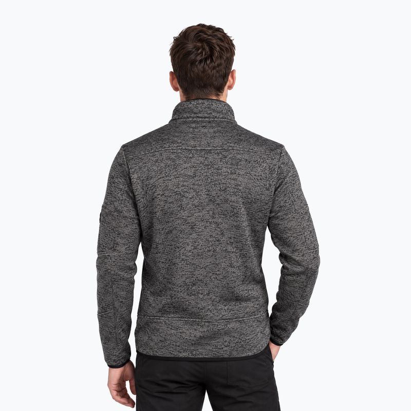 Férfi polár pulóver Aulp Navoy Melanged Knit anthracite 1 2
