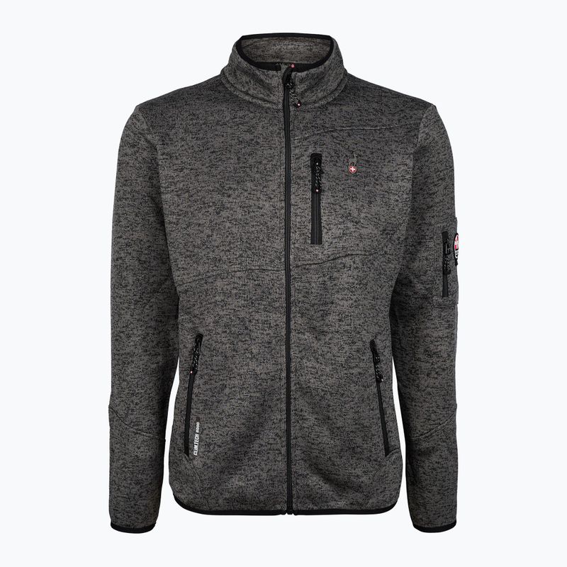 Férfi polár pulóver Aulp Navoy Melanged Knit anthracite 1 3