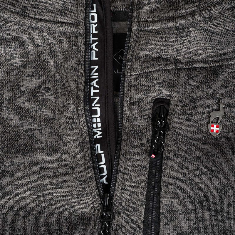 Férfi polár pulóver Aulp Navoy Melanged Knit anthracite 1 5