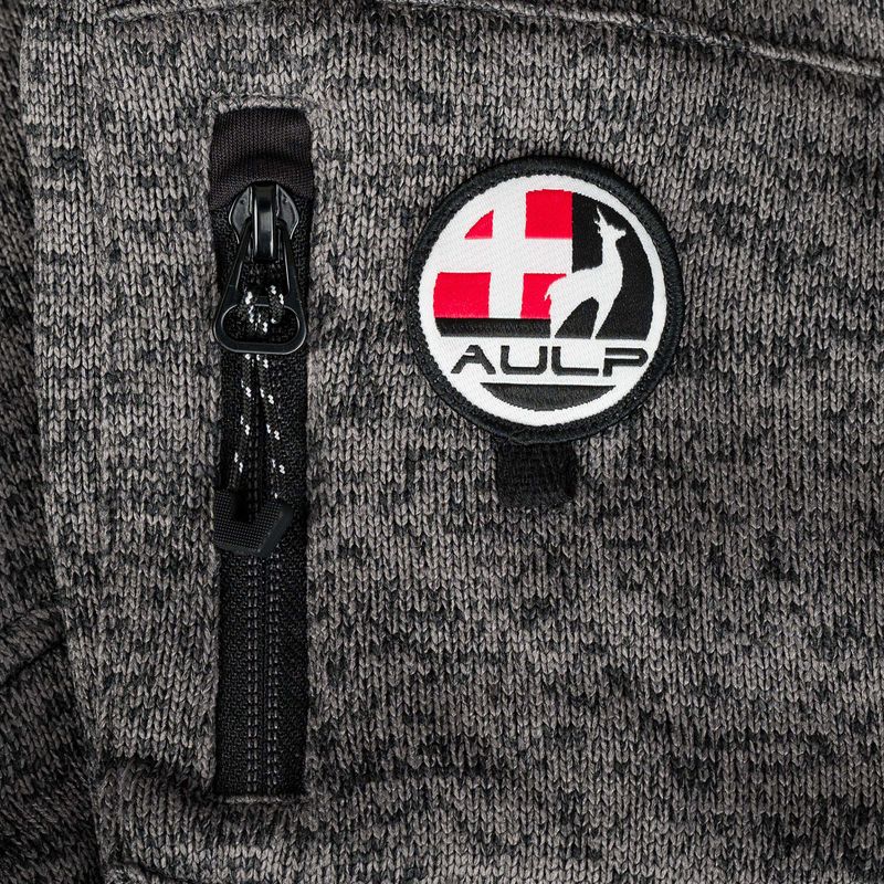 Férfi polár pulóver Aulp Navoy Melanged Knit anthracite 1 7