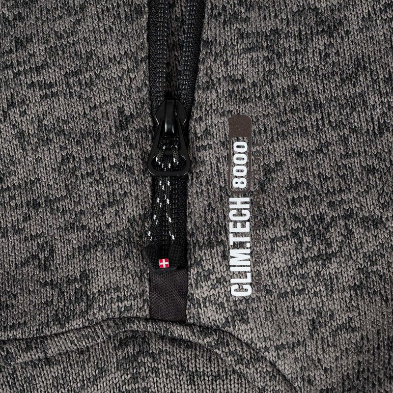 Férfi polár pulóver Aulp Navoy Melanged Knit anthracite 1 8