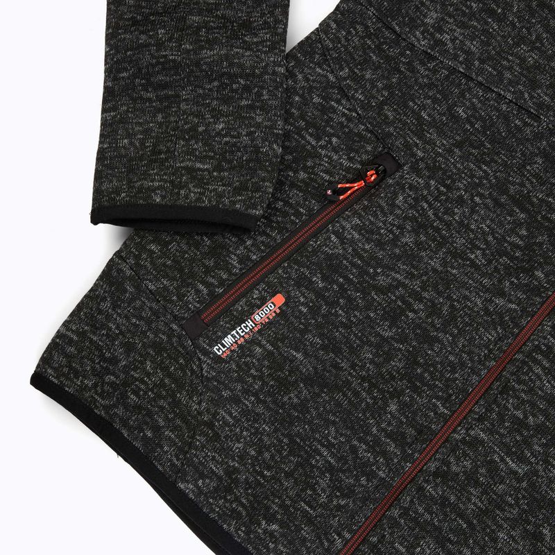 Férfi polár pulóver Aulp Navoy Melanged Knit black 1 5